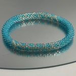 Sashka Blue / Silver Bracelet 8" Photo 0