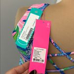 Lilly Pulitzer Kristen Dress Blue Grotto Beleaf in Yourself Photo 6