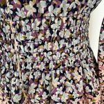 Vince Camuto Floral Smocked Waist Long Sleeve Mini
Dress Pink Blue Size 6 NWT Photo 9