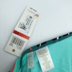 Anne cole  Tropical Print Ring Halter Bikini Swim Top Green Red XS Photo 4