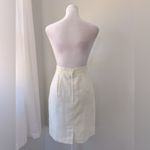Vintage ‘90s Ivory Pencil Mini Skirt White Size XXS Photo 6