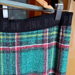 PINK - Victoria's Secret NWOT PINK Victoria’s Secret Heather Green Plaid Sleepwear Leggings Size Large Photo 5