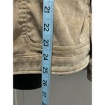 Christopher & Banks Christopher & Banks Camel Color Soft Corduroy Long Sleeve Zip Up Jacket Size XL Photo 2