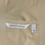 Soft Surroundings EUC  Cream Sleeveless Top with Floral Mirror size large Photo 6