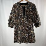 Ted Baker  London Holiiy Urban Printed Mini Dress in Khaki Size US 8 Ted‎ 3 Photo 5