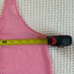 Hollister Barbie pink racerback tank with lace detail in the front. Size large Photo 6