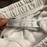 Nasty Gal White Cotton Athletic Activewear Fleece Sweat Shorts Women's Size XL Photo 5