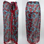 Alice + Olivia  Becky Tassel Sarong Skirt/ Scarf Photo 4