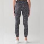Lululemon  High‎ Times Pant Luon Suited Jacquard Black White Size 6 Photo 1