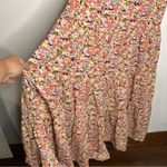 Scotch & Soda Strappy maxi dress smocked ditsy multicolor floral women’s size M Photo 4