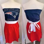 NFL ❤️💙 New England Patriots tube top dress size Small Photo 1