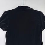 NIKIBIKI Vintage Y2K  Velvet Jacket Juniors Large Black Whimsigoth Silver Buttons Photo 7