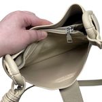 Miztique Chic Cream Faux Leather Shoulder Bag with Silver Accents Classic Tan Photo 10