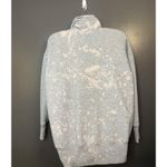 Aerie Sweatshirt Womens XS Gray Bleach Tie Dye Cowl Neck Fleece Pullover Lounge Photo 3