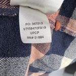 Patagonia Shirt Dress Plaid Flannel Long Sleeve Pockets Organic Cotton Large Photo 4