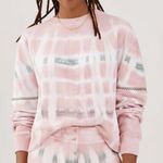 Something Navy Dollie Embroidered Tie Dye Pullover Sweater XS Photo 0