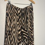 Chico's NEW Chico’s Travelers Animal Print Palazzo Pants Size 3 XL Brown Cocktail Party Photo 3