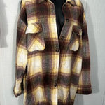 Pretty Garden Women's Plaid Shacket Flannel Size XXL EUC Photo 0