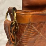 Justin Boots  leather patchwork brown shoulder crossybody purse rodeo western Photo 10