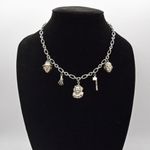 Horror Icons Halloween Charm Necklace – IT & Freddy Krueger Silver Photo 2