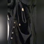 Free People COPY - More Than A Mini Gauze Tie-Back Mini Dress Black Sz L/G NWT Photo 5