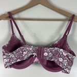 Lucky Brand  Purple Floral Bra Photo 2