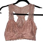 French affair  Lace T Back Bralette Set of Two One Coral & One Pink Photo 0