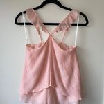 JOA Revolve brand  Ruffled-Strap Light Pink Tank, Like new. Photo 0