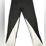 Gaiam  Athletic Black With Pattern Leggings Workout Activewear Leggings Size XS Photo 0