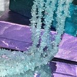 14K Gold Triple Strand Aquamarine Necklace Photo 11