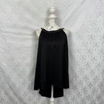 City Chic Gabriella Black Sleeveless High Neck Blouse Size 18 NWT Photo 3