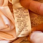 Victoria's Secret Vintage 80's Pink Bridal Lace & Mesh Nightgown Slip Small Photo 11