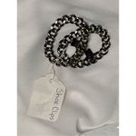 Musi Chain Link Shoe Clips Gold Tone Gun Metal Black Vintage Accessories Photo 4