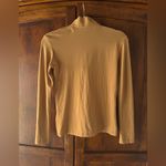 Bugatchi | Camel 3/4 Zip Long Sleeve Top | S Tan Photo 2