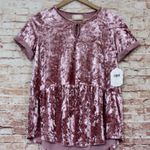 Altar'd State Altar’d State | babydoll crushed velvet blouse Photo 1