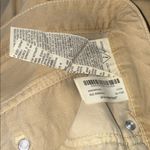 ZARA NWOT   High Waist Cuffed Wide Leg Tan Jeans 6045/038 Bloggers Fave Photo 2