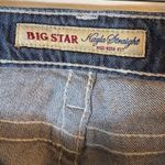 Big star  Kayla Straight Mid Rise Blue Wash Denim Size‎ 28R Photo 6