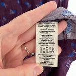 Free People FP Teagan Dress Purple Blue Long Flare Sleeve Cutout Mini Fit Flare Photo 10