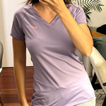 Nike Pro purple sport t-shirt size M Photo 0