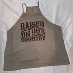 Bella Canvas 90's Country  Beige Tank Top Size Large Photo 0