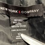 Vintage New York & Company Black Velvet Tailored Blazer Jacket Classic Size 12 Photo 5