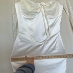 House Of CB  'Perdi' Vintage Ivory Satin Maxi Dress NWOT Size M‎ Photo 8