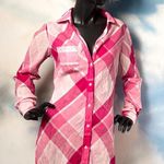 MODA International linen shirt dress Pink Size 8P Photo 0