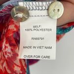 Anthropologie  Fig And Flower Boho Floral 3/4 Sleeve Sheer Feminine Blouse Small Photo 3