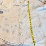 Sonoma  Tie Dye Button Down Shirt Top Women’s Size Large Cotton Beachy Boho Photo 7