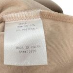 Privacy Please  Keaton Cropped Top Cardigan Long Sleeve Knit Nude Tan Size Medium Photo 8