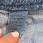 American Eagle Dark Cornflower Low Rise Denim Cutoff Shorts Size 0 Photo 5