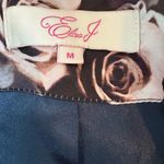 Eliza J Luxurious Slate Blue Tiered Faux Fur Coat with High Collar sz M Photo 10