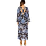 Free People Melrose Bell Sleeve Floral Maxi Dress Night Combo 2 Photo 4