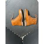 Madewell  The Kellie‎ Lace-Up Boot in Dried Maple Leather Shoes Womens Size 6 Photo 4